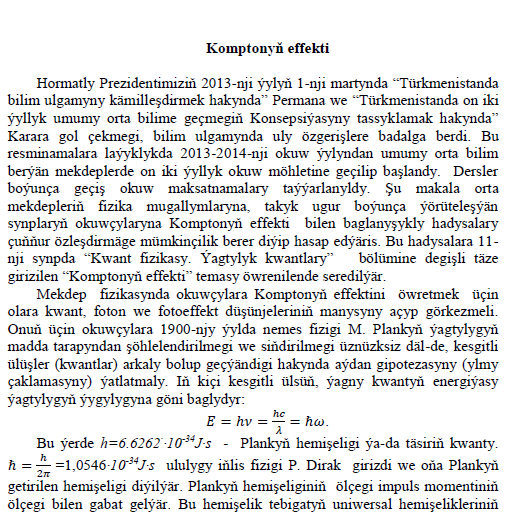 Komptonyň effekti